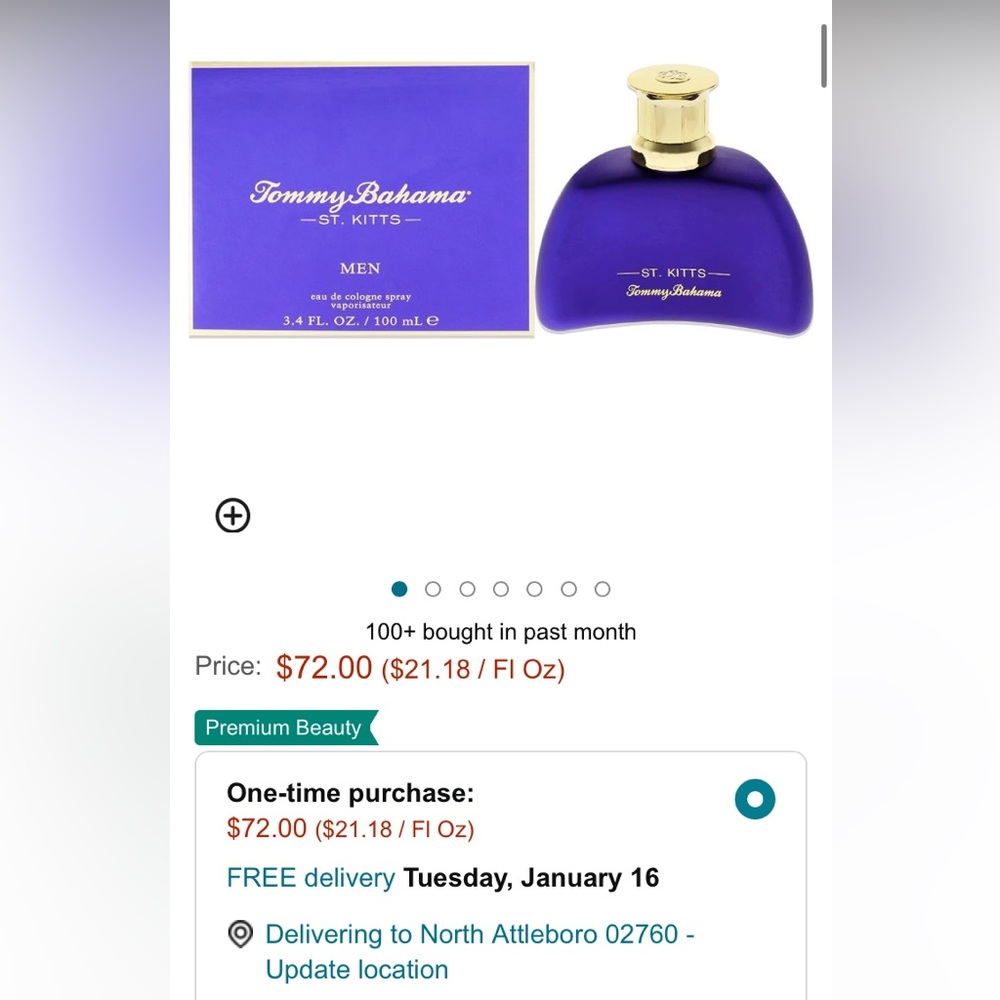 Tommy Bahamas st kits new cologne in package